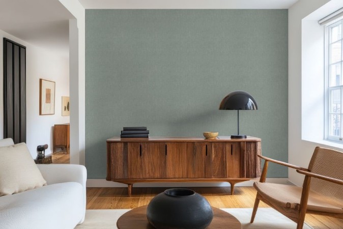 Coloring Linen fabric Green/Gray - 1036201-10 - 04965-01 paint Studio Surface